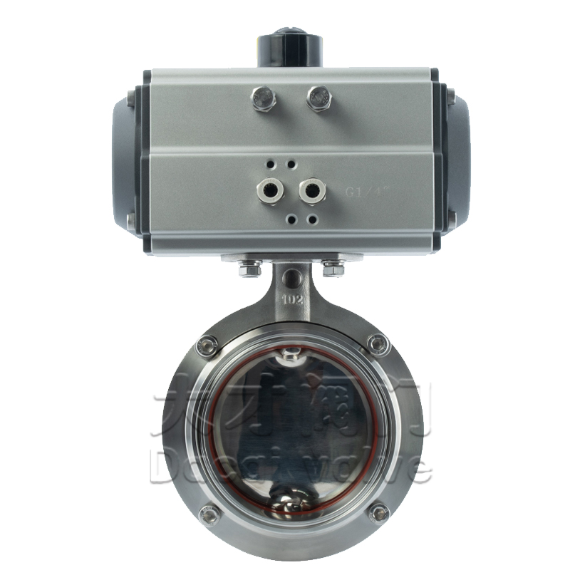 D681X-10P氣動(dòng)衛生級卡箍軟密封蝶閥